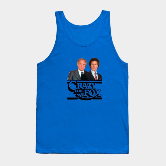 Crazy Like A Fox - John Rubinstein, Jack Warden - 80s Tv Show Tank Top by wildzerouk